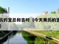 今天黄历的宜忌和吉时（今天黄历的宜忌和吉时26日）