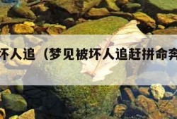 梦见被坏人追（梦见被坏人追赶拼命奔跑的预兆）