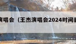 王杰演唱会（王杰演唱会2024时间表最新）