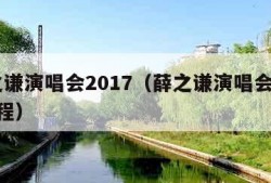 薛之谦演唱会2017（薛之谦演唱会2017行程）