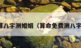 免费算八字测婚姻（算命免费测八字婚姻）