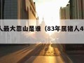 属猪人最大靠山是谁（83年属猪人42岁过七劫）