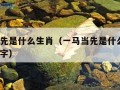 一马当先是什么生肖（一马当先是什么生肖?正确数字）