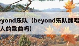 beyond乐队（beyond乐队翻唱过别人的歌曲吗）