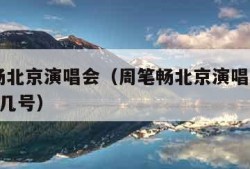 周笔畅北京演唱会（周笔畅北京演唱会2023几月几号）