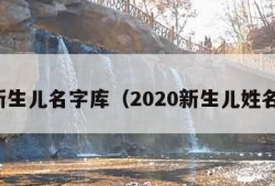 新生儿名字库（2020新生儿姓名）